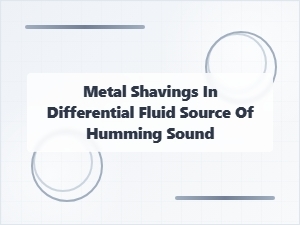 Metal Shavings as a Source of Differential Humming